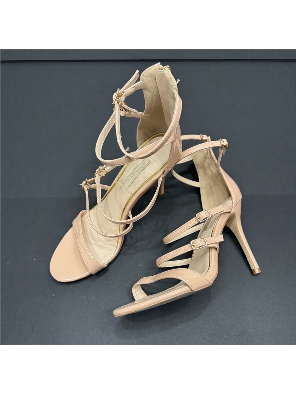 Primadonna Collection Nude Strappy Sandals